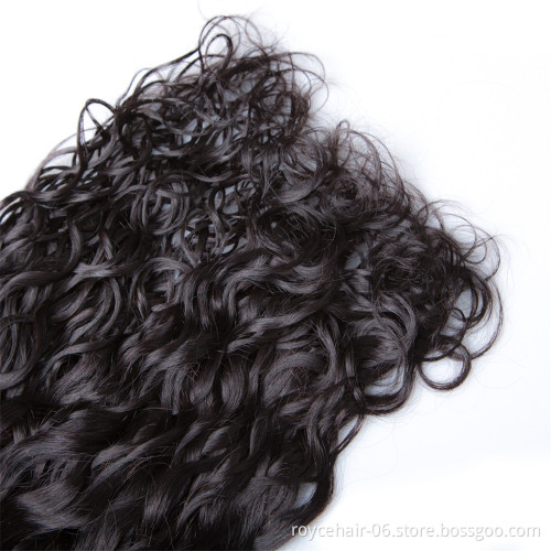 Alibaba best sellers Brazilian Human Hair Bundles Water Wave Texture Double Drawn Cuticle Aligned Hair Weaves